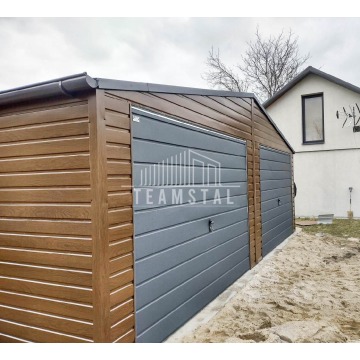 GARAŻ BLASZANY 7m x 6m - dwuspad - 2x Brama +... - Garaże i wiaty - Iława - zdjęcie 3