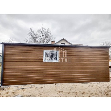 GARAŻ BLASZANY 7m x 6m - dwuspad - 2x Brama +... - Garaże i wiaty - Iława - zdjęcie 5