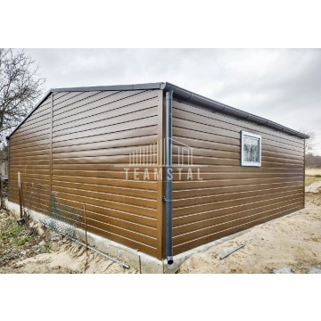 GARAŻ BLASZANY 7m x 6m - dwuspad - 2x Brama +... - Garaże i wiaty - Iława - zdjęcie 7