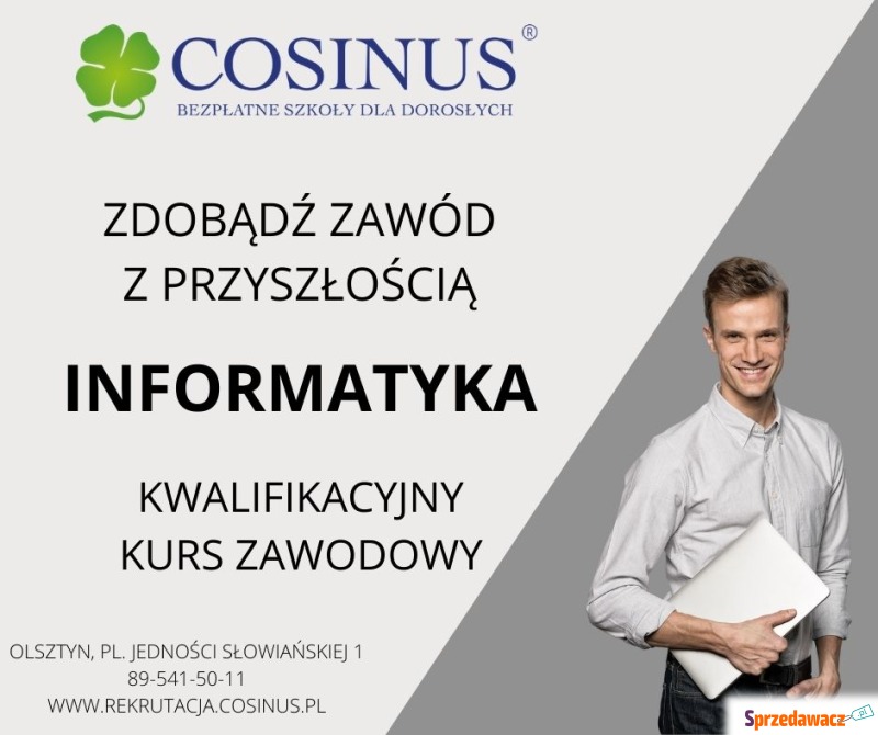KKZ Informatyka - za darmo w Cosinus Olsztyn - Szkolenia, kursy stacjonarne - Olsztyn