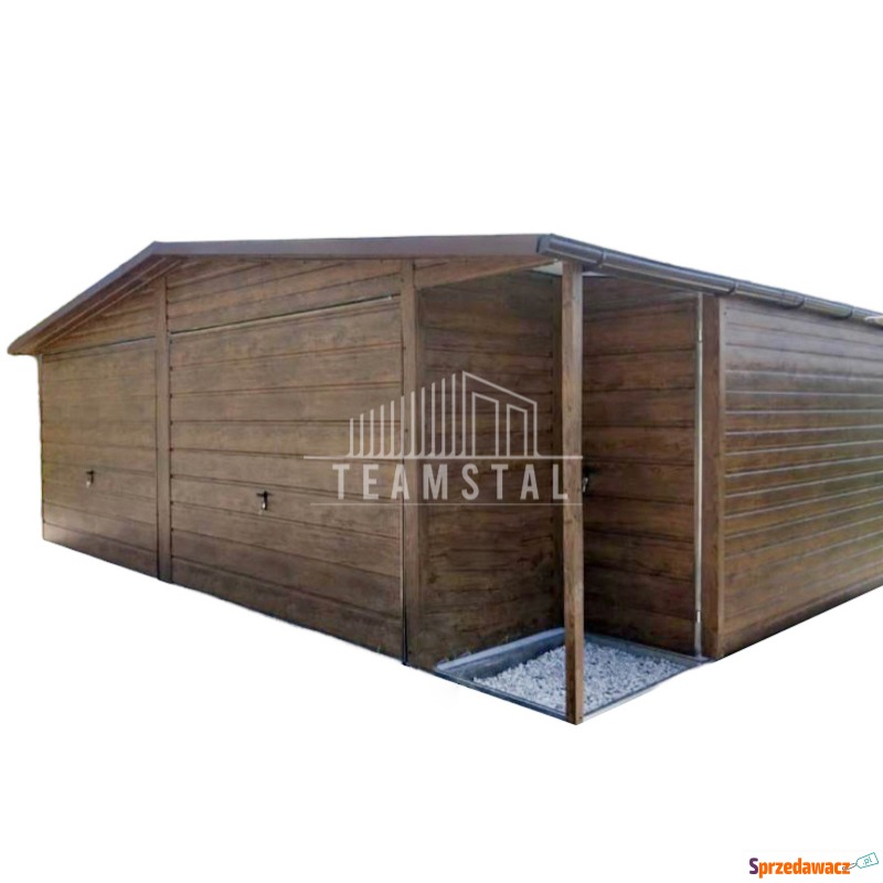 GARAŻ BLASZANY 7m x 7m + wnęka...