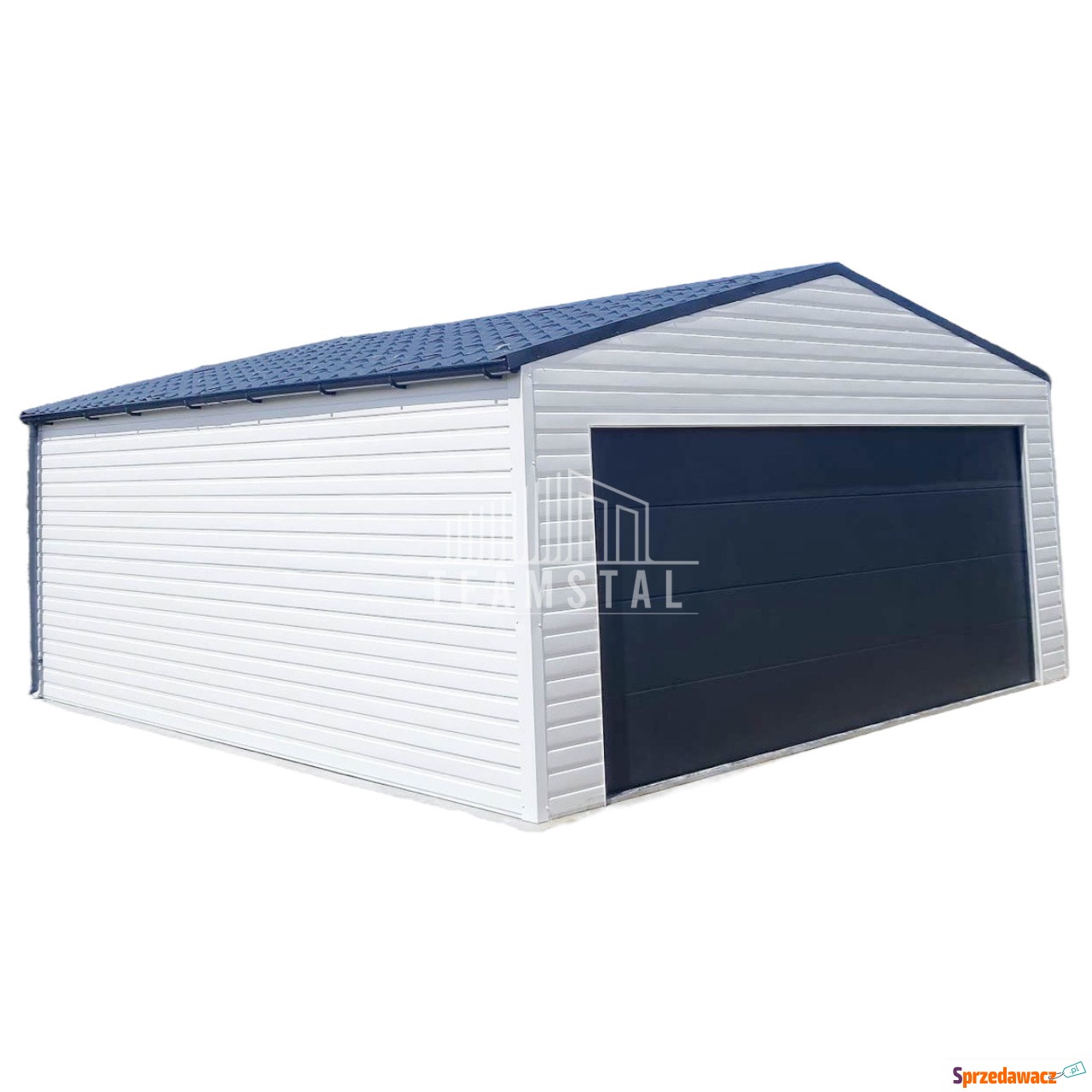 Garaż Blaszany 6m x 6m -  Brama...