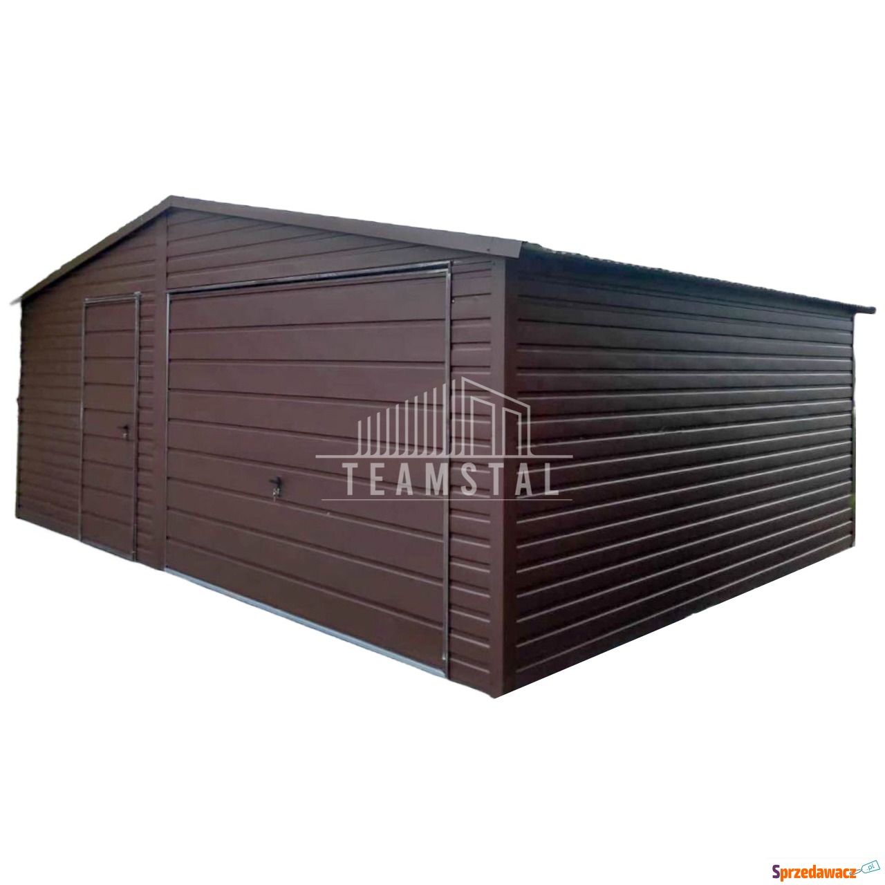 Garaż Blaszany 6m x 6m - Brama...