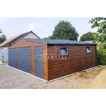 GARAŻ BLASZANY 8m x 7m  - 2x Brama + drzwi + 2x... - Garaże i wiaty - Otwock - zdjęcie 2