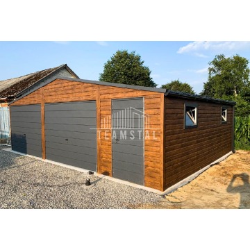 GARAŻ BLASZANY 8m x 7m  - 2x Brama + drzwi + 2x... - Garaże i wiaty - Otwock - zdjęcie 3