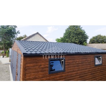GARAŻ BLASZANY 8m x 7m  - 2x Brama + drzwi + 2x... - Garaże i wiaty - Otwock - zdjęcie 5