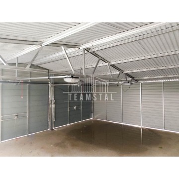 GARAŻ BLASZANY 8m x 7m  - 2x Brama + drzwi + 2x... - Garaże i wiaty - Otwock - zdjęcie 7