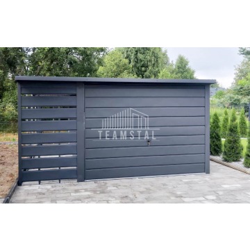 Garaż Blaszany 3m x 5m + wiata 1m. spad tył -... - Garaże i wiaty - Kalisz - zdjęcie 2