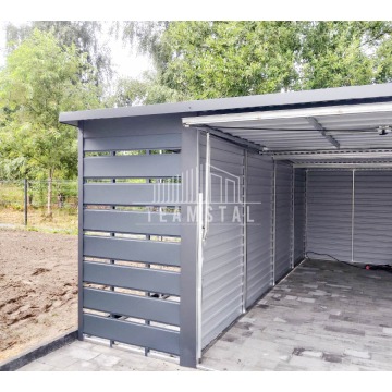 Garaż Blaszany 3m x 5m + wiata 1m. spad tył -... - Garaże i wiaty - Kalisz - zdjęcie 6