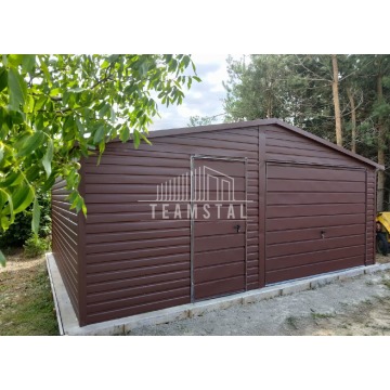 Garaż Blaszany 6m x 6m - Brama uchylna - drzwi... - Garaże i wiaty - Gliwice - zdjęcie 2