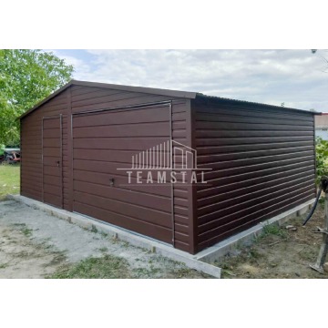 Garaż Blaszany 6m x 6m - Brama uchylna - drzwi... - Garaże i wiaty - Gliwice - zdjęcie 4