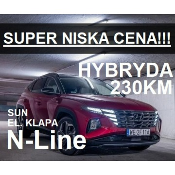 Hyundai Tucson - N-Line 230KM Sun El. klapa  Super Niska Cena  Dostępny od ręki! 2005zł