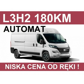 Fiat Ducato - Automat L3H2 180KM Pakiet Techno Niska Cena Od ręki 2106zł