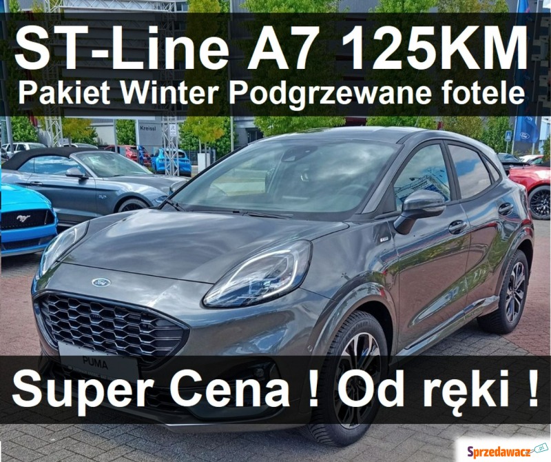Ford Puma  SUV 2023,  1.0 hybryda - Na sprzedaż za 118 800 zł - Szczecinek