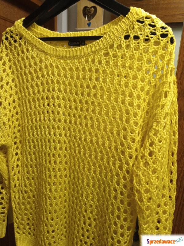 Sweter ażurowy robiony na szydełku - Swetry, golfy, kamizelki - Zgierz