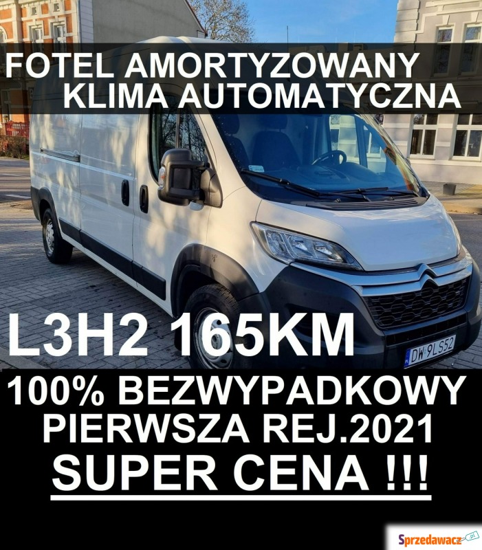 Citroen Jumper 2020,  2.2 diesel - Na sprzedaż za 110 577 zł - Szczecinek