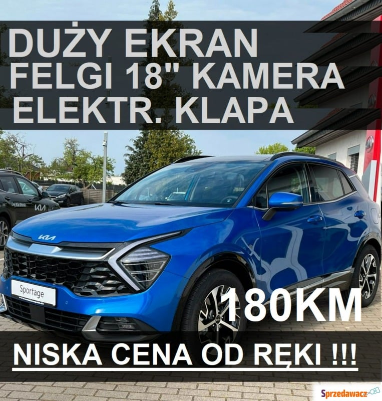 Kia Sportage  SUV 2023,  1.6 benzyna - Na sprzedaż za 161 634 zł - Szczecinek