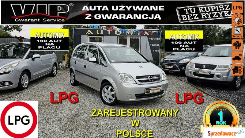Opel Meriva  Hatchback 2004,  1.6 benzyna+LPG - Na sprzedaż za 9 900,00 zł - Świdnica