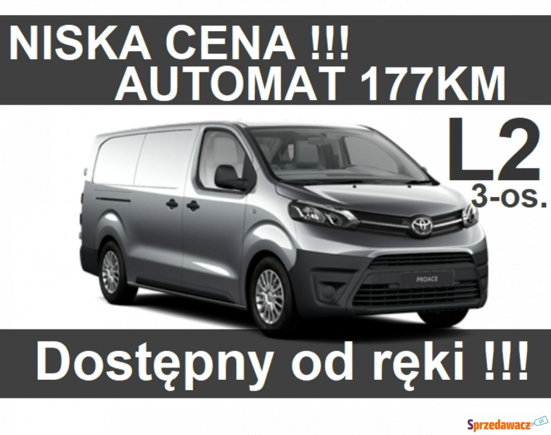 Toyota ProAce 2023,  2.0 diesel - Na sprzedaż za 160 791 zł - Szczecinek