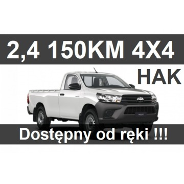 Toyota Hilux - DLT 2,4 150KM 4X4 Hak Tempomat Dostępny od ręki 1984 zł