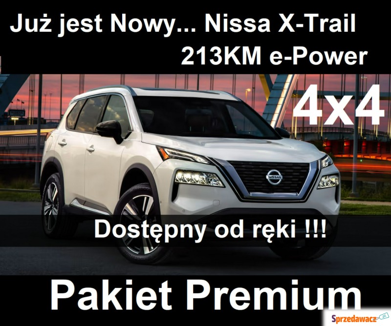 Nissan X-Trail  SUV 2023,  1.5 hybryda - Na sprzedaż za 232 900 zł - Szczecinek