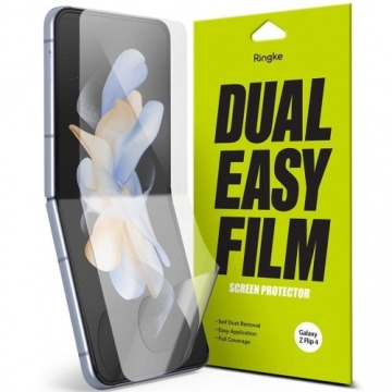Folia hydrożelowa na ekran Ringke Dual Easy Film Full Cover do Galaxy Z Flip4, 2 sztuki