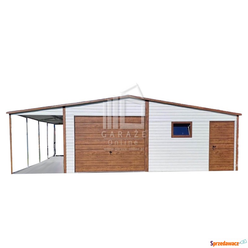 GARAŻ Blaszany  6m x 6m + wiata...