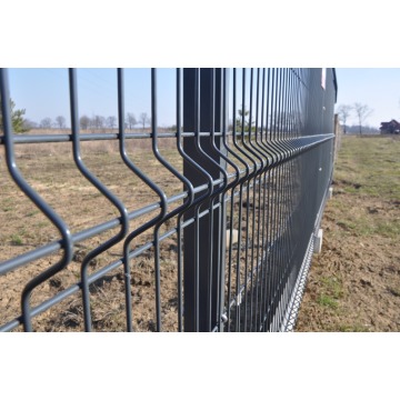 panel panele ogrodzeniowe płot 2500x1230 fi 4 mm grafit czarny