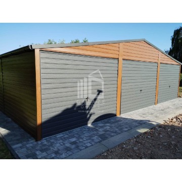 Garaż Blaszany 9m x 6m poziom dwuspad 3x Brama... - Garaże i wiaty - Kłodzko - zdjęcie 4