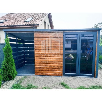 Schowek - Domek Ogrodowy 3m x 2m + wiata 1,5m... - Garaże i wiaty - Cieszyn - zdjęcie 2