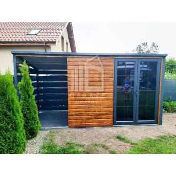 Schowek - Domek Ogrodowy 3m x 2m + wiata 1,5m... - Garaże i wiaty - Cieszyn - zdjęcie 4