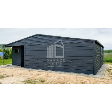 GARAŻ BLASZANY 9m x 6m + wnęka dwuspad - 2x B... - Garaże i wiaty - Brzesko - zdjęcie 3