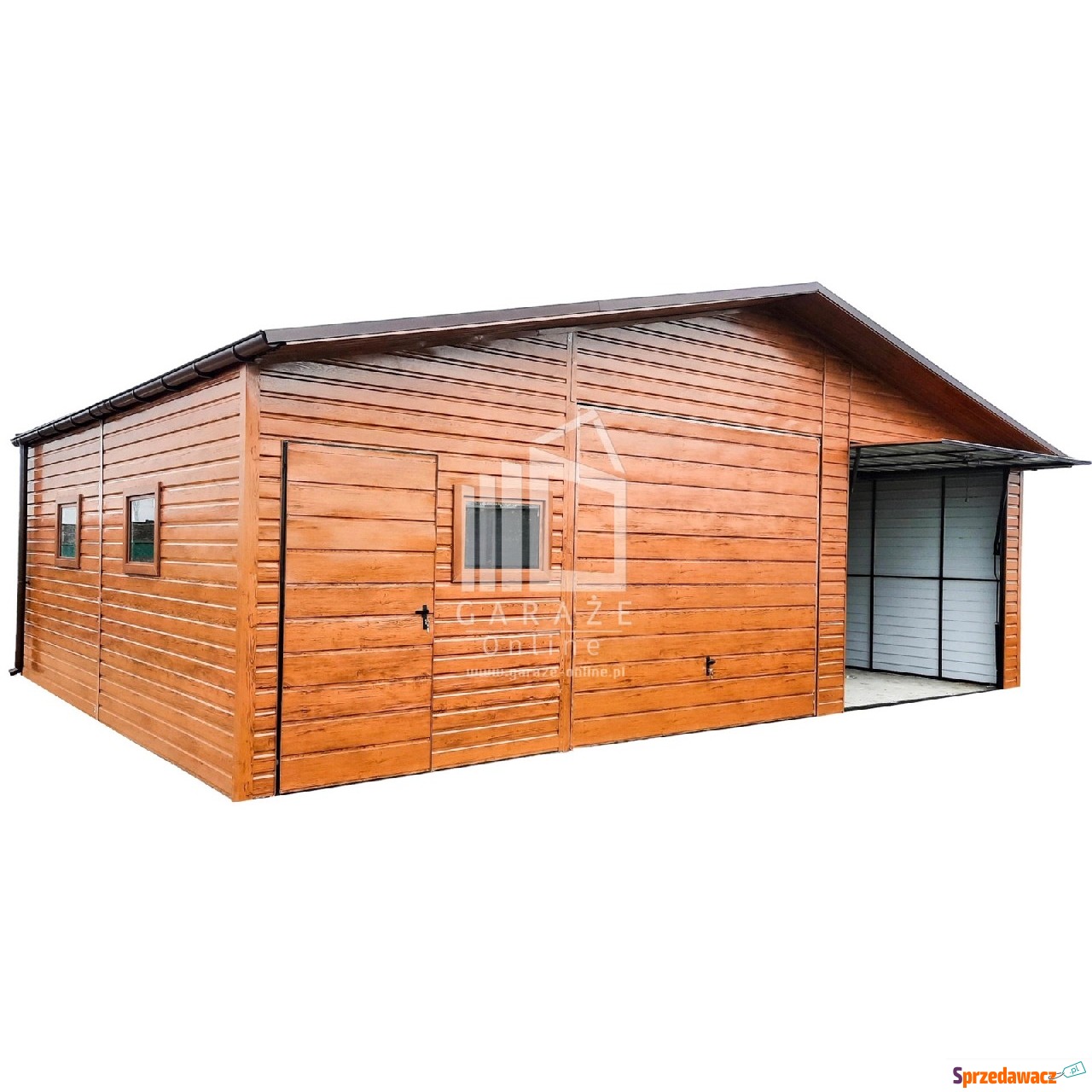 GARAŻ BLASZANY 9m x 6m poziom -...
