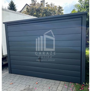 Garaż Blaszany  3m x 5m spad tył - Brama uchylna... - Garaże i wiaty - Niepołomice - zdjęcie 3