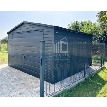 Garaż Blaszany 4m x 5m - Brama uchylna + rynny... - Garaże i wiaty - Elbląg - zdjęcie 2