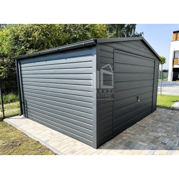 Garaż Blaszany 4m x 5m - Brama uchylna + rynny... - Garaże i wiaty - Elbląg - zdjęcie 4