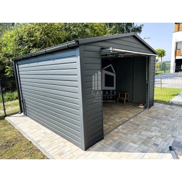Garaż Blaszany 4m x 5m - Brama uchylna + rynny... - Garaże i wiaty - Elbląg - zdjęcie 6