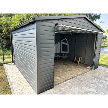 Garaż Blaszany 4m x 5m - Brama uchylna + rynny... - Garaże i wiaty - Elbląg - zdjęcie 5