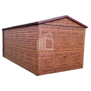 GARAŻ BLASZANY 3m x 6m poziom - dwuspad - Brama... - Garaże i wiaty - Koszalin - zdjęcie 1