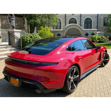 Porsche Taycan  Sedan/Limuzyna 2021 elektryczny, automat - Na sprzedaż za 305 040 zł - Katowice - zdjęcie 4
