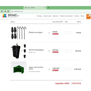 Markowy namiot handlowy NOWY -60% taniej - Altany, domki, namioty - Bydgoszcz - zdjęcie 2