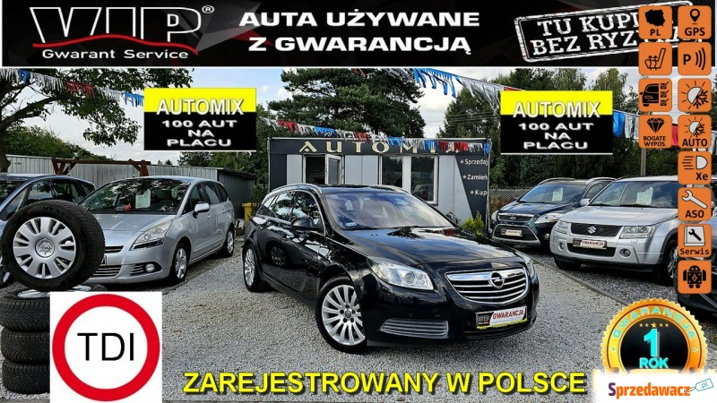 Opel Insignia 2010,  2.0 diesel - Na sprzedaż za 24 800 zł - Świdnica