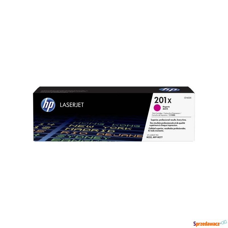 Oryginalny toner HP 201X XL pu...