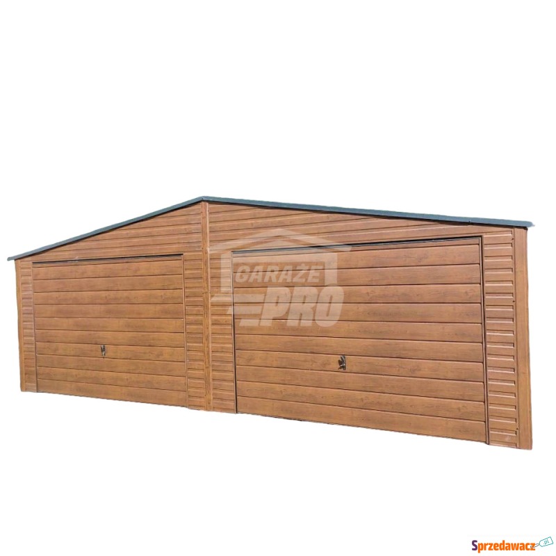 Garaż blaszany 7x5 2x Brama uc...