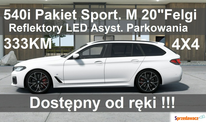 BMW Seria 5 2023,  3.0 benzyna - Na sprzedaż za 332 966 zł - Szczecinek