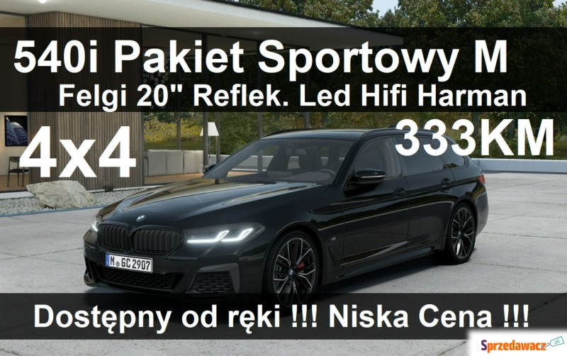 BMW Seria 5 2023,  3.0 benzyna - Na sprzedaż za 342 628 zł - Szczecinek