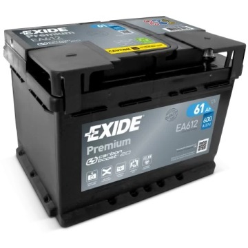 Akumulator Exide Premium 61Ah 600A P+