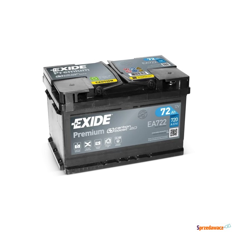 Akumulator Exide Premium 72Ah 720A P+ - Akumulatory - Łomianki
