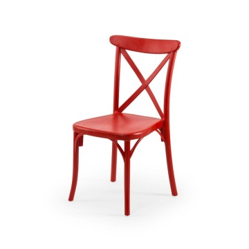 Krzesło Capri czerwony