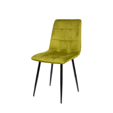 Krzesło tapicerowane Lava 2 jasny zielony
